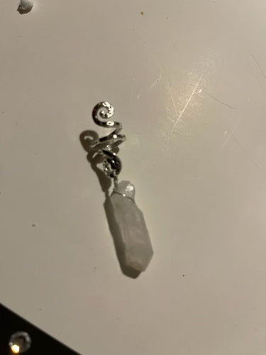 1 Pc Clear Quartz Hair/Loc Jewerly - Soulful Spirits