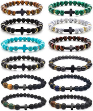 Load image into Gallery viewer, 1 Pc Random Crystal Cross Bracelet - Soulful Spirits
