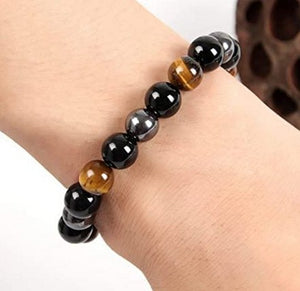 1 Pc Triple Protection Bracelet or Colorful Hematite Bracelet - Soulful Spirits
