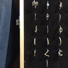 Load image into Gallery viewer, 16pc Moon and Evil Eye Ring Set - Soulful Spirits
