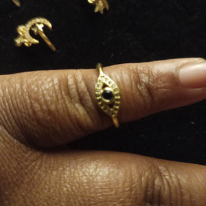18Kt Gold Plated Evil Eye Ring or Bracelet - Soulful Spirits