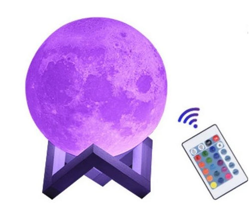 3D Color Changing Moon Lamp - Soulful Spirits