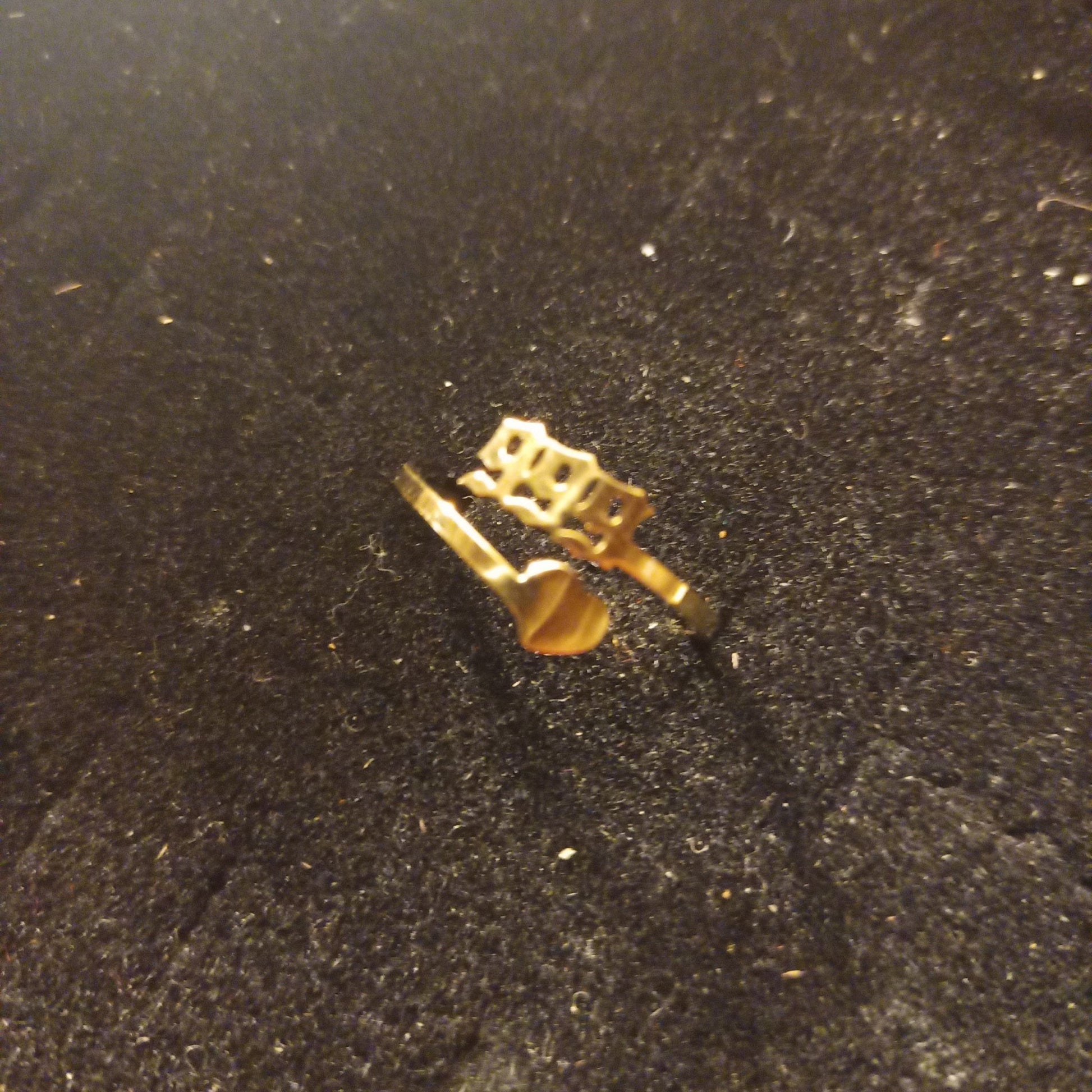 Angel Number Heart Ring or Cuff Ring - Soulful Spirits