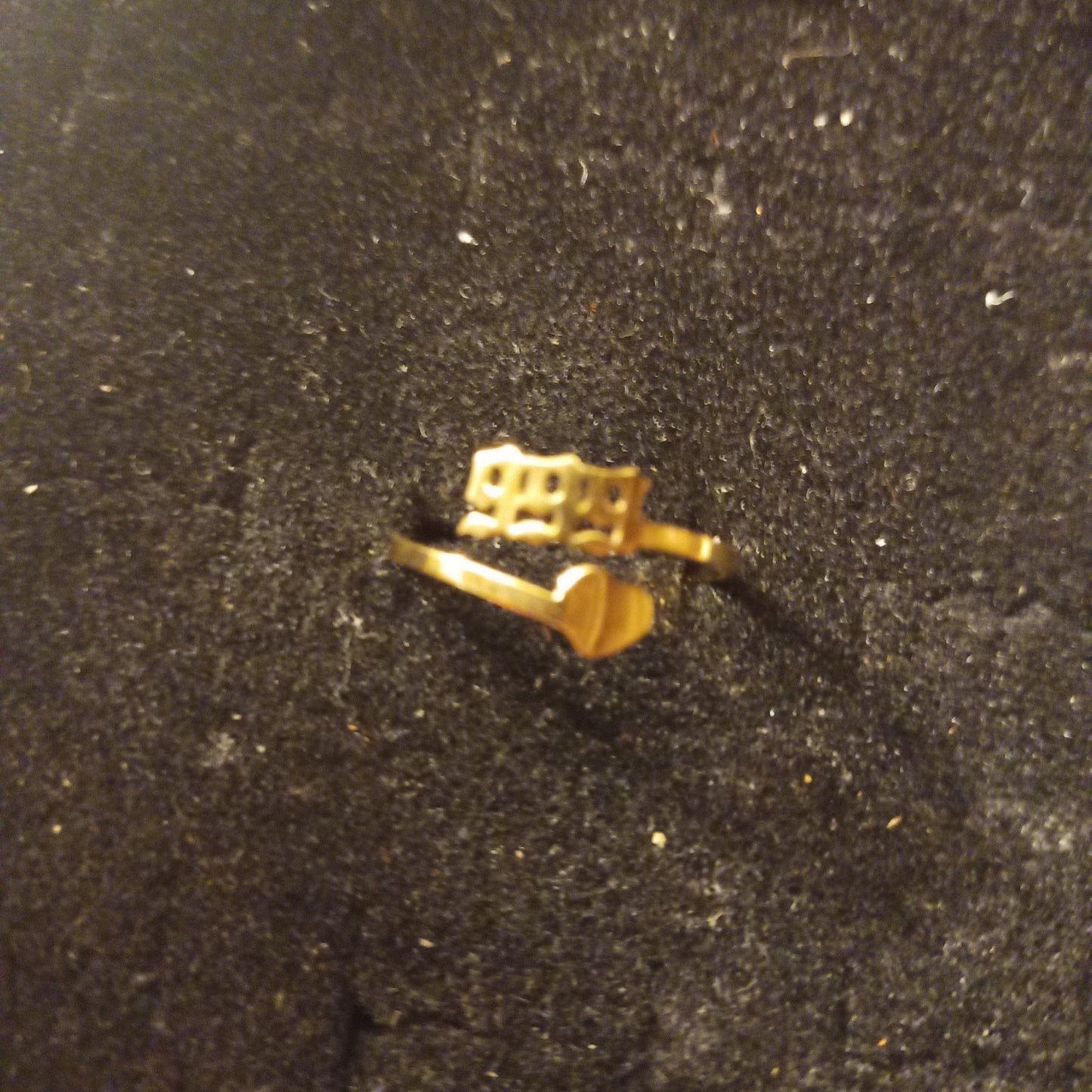 Angel Number Heart Ring or Cuff Ring - Soulful Spirits