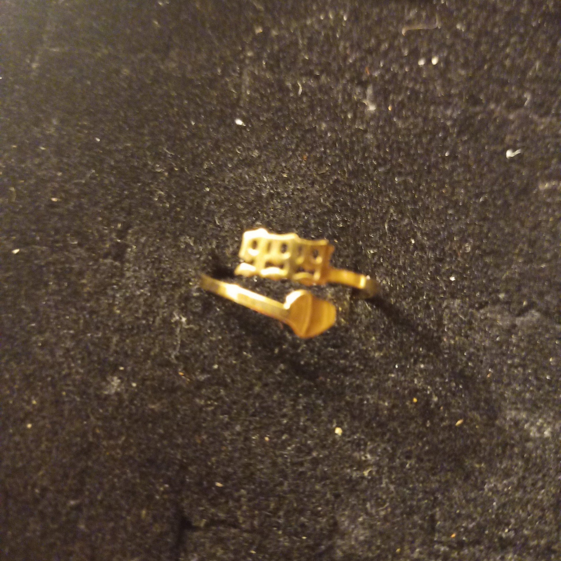 Angel Number Heart Ring or Cuff Ring - Soulful Spirits