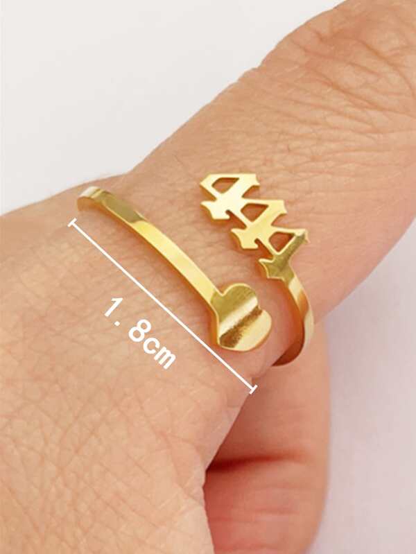 Angel Number Heart Ring or Cuff Ring - Soulful Spirits