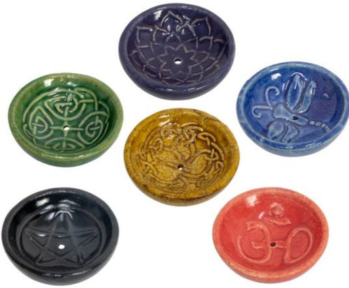 Ceramic Incense Burner Bowls - Soulful Spirits