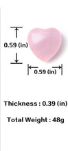 Cargar imagen en el visor de la galería, Heart-Shaped Pocket Worry Stone - Soulful Spirits
